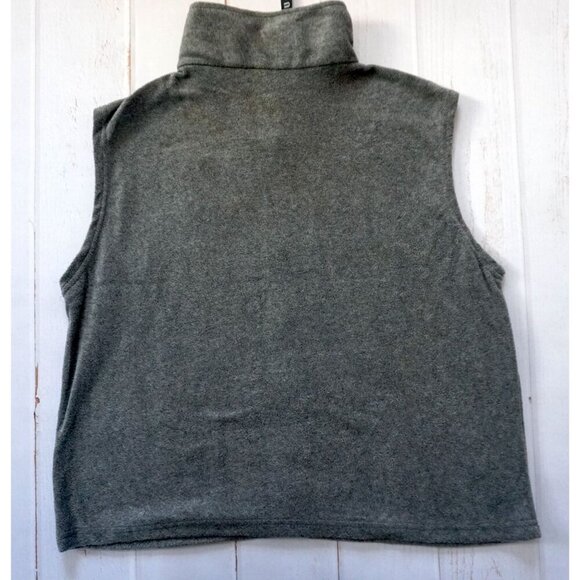USA Olympic Committee Gray Fleece Vest, Size XL - Picture 7 of 8